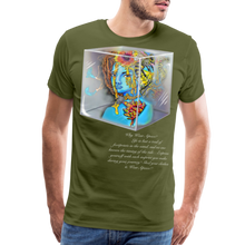 Load image into Gallery viewer, Blue Honey Cube - olive green