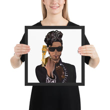 Load image into Gallery viewer, Framed "Prince" poster
