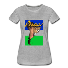 Load image into Gallery viewer, "Reina" (Queen) Women’s Premium T-Shirt - heather gray
