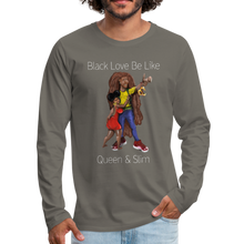 Load image into Gallery viewer, "My Ride or Die" Men's Premium Long Sleeve T-Shirt - asphalt gray
