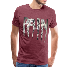 Load image into Gallery viewer, "PAIN" Men's Premium T-Shirt - heather burgundy
