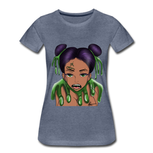 Load image into Gallery viewer, Women’s "Slime Girl" Premium T-Shirt - heather blue

