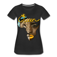 Load image into Gallery viewer, Women’s "Queen" Premium T-Shirt - black
