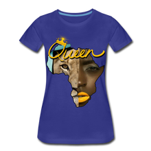 Load image into Gallery viewer, Women’s "Queen" Premium T-Shirt - royal blue
