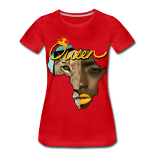 Load image into Gallery viewer, Women’s "Queen" Premium T-Shirt - red
