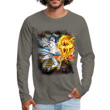 Load image into Gallery viewer, "Flash Dance" Men's Premium Long Sleeve T-Shirt - asphalt gray
