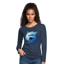 Load image into Gallery viewer, "Seek Truth" Women's Premium Long Sleeve T-Shirt - navy
