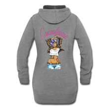 Load image into Gallery viewer, Women's "Curvalicious" Hoodie Dress - heather gray
