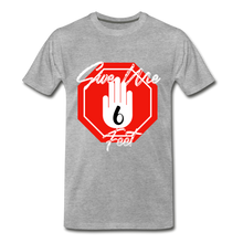Load image into Gallery viewer, Men's "6 ft." Premium T-Shirt - heather gray
