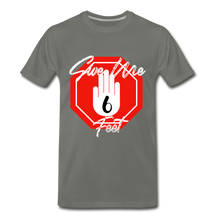 Load image into Gallery viewer, Men's "6 ft." Premium T-Shirt - asphalt gray
