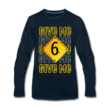Load image into Gallery viewer, Men's "6 ft" Premium Long Sleeve T-Shirt - deep navy

