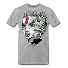 Load image into Gallery viewer, "Coral Girl" Men's Premium T-Shirt - heather gray

