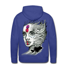 Load image into Gallery viewer, "Coral Girl" Men’s Premium Hoodie - royalblue
