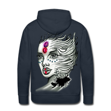 Load image into Gallery viewer, "Coral Girl" Men’s Premium Hoodie - navy
