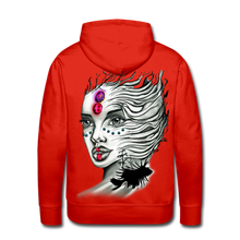 Load image into Gallery viewer, "Coral Girl" Men’s Premium Hoodie - red
