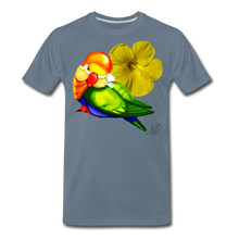 Load image into Gallery viewer, Pretty Bird Men's Premium T-Shirt - steel blue
