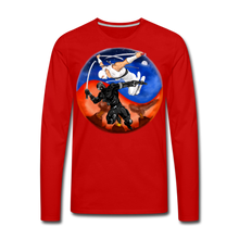 Load image into Gallery viewer, ‘Yin-Yang” Men's Premium Long Sleeve T-Shirt - red
