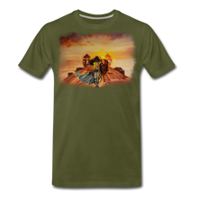 Load image into Gallery viewer, "Her Journey" Men's Premium T-Shirt - olive green

