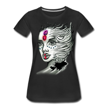 Load image into Gallery viewer, Women’s "Coral Girl" Premium T-Shirt - black
