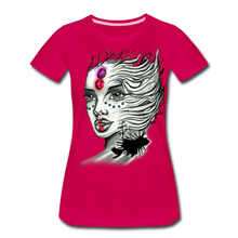 Load image into Gallery viewer, Women’s "Coral Girl" Premium T-Shirt - dark pink
