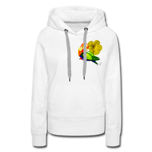 Load image into Gallery viewer, “Pretty Bird” Women’s Premium Hoodie - white
