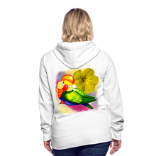 Load image into Gallery viewer, “Pretty Bird” Women’s Premium Hoodie - white
