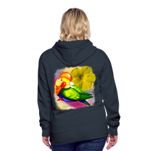 Load image into Gallery viewer, “Pretty Bird” Women’s Premium Hoodie - navy
