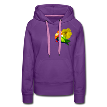 Load image into Gallery viewer, “Pretty Bird” Women’s Premium Hoodie - purple
