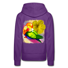Load image into Gallery viewer, “Pretty Bird” Women’s Premium Hoodie - purple
