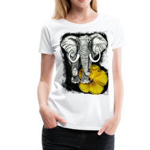Load image into Gallery viewer, “Beauty and the Bull” Women’s Premium T-Shirt - white
