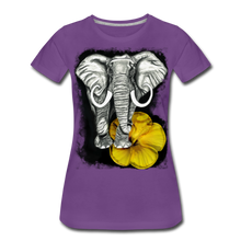 Load image into Gallery viewer, “Beauty and the Bull” Women’s Premium T-Shirt - purple
