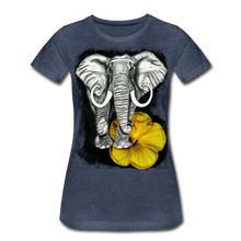 Load image into Gallery viewer, “Beauty and the Bull” Women’s Premium T-Shirt - heather blue
