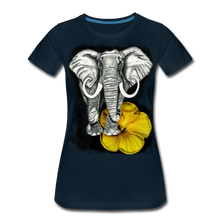 Load image into Gallery viewer, “Beauty and the Bull” Women’s Premium T-Shirt - deep navy
