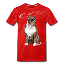 Load image into Gallery viewer, “Pressure Creates” Men's Premium T-Shirt - red
