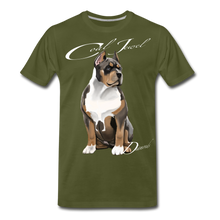 Load image into Gallery viewer, “Pressure Creates” Men's Premium T-Shirt - olive green
