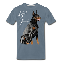 Load image into Gallery viewer, Bred Thorough Men's Premium T-Shirt - steel blue
