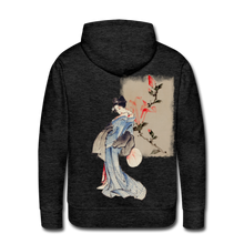 Load image into Gallery viewer, ‘Geisha’Men’s Premium Hoodie - charcoal grey

