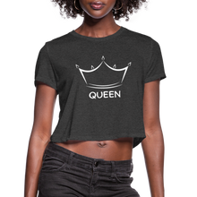Load image into Gallery viewer, Women's Cropped T-Shirt - deep heather

